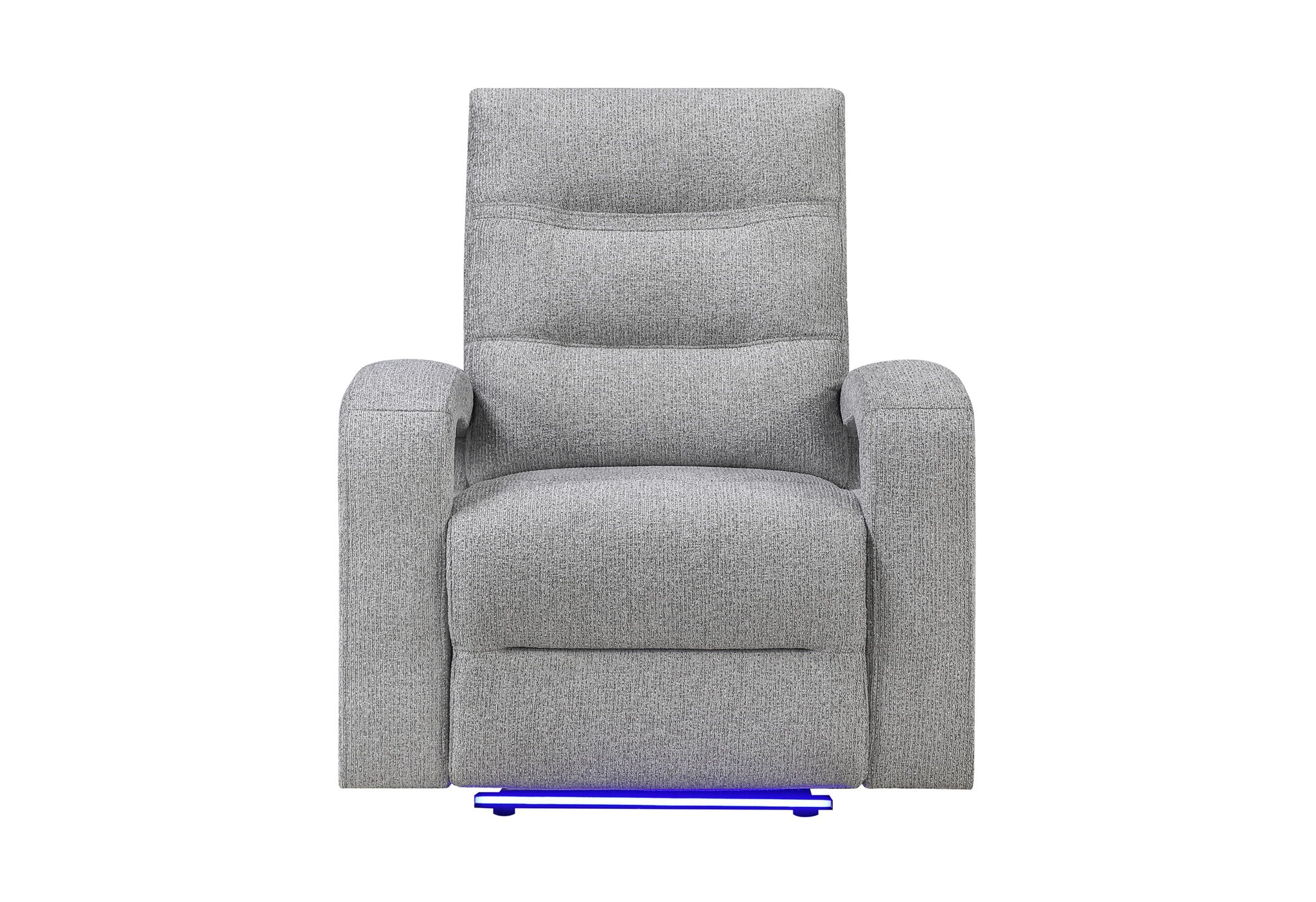 U6611 - 15 Power Reclining Sofa / Power Console Reclining Loveseat / Power Recliner - Dark Gray