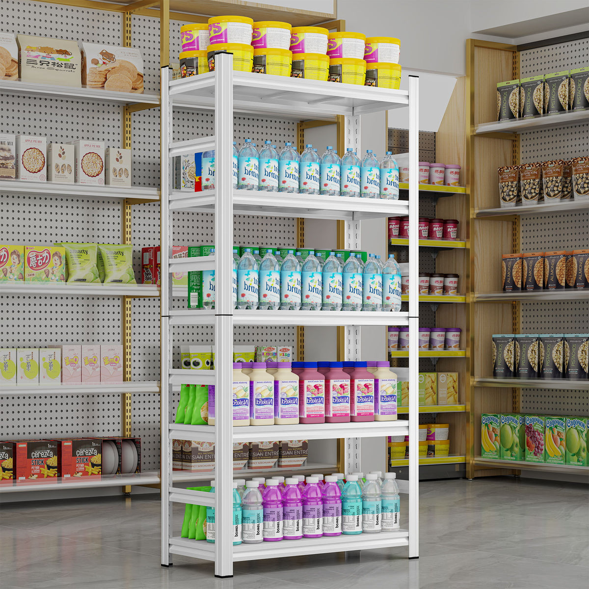 5 Tier Heavy Duty Shelving Unit Adjustable Shelving