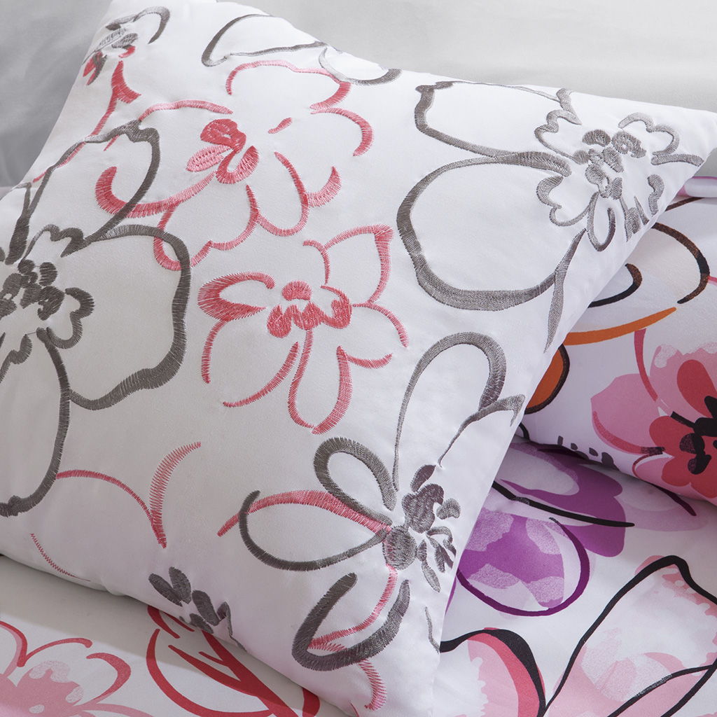 Olivia - Comforter Set - Pink