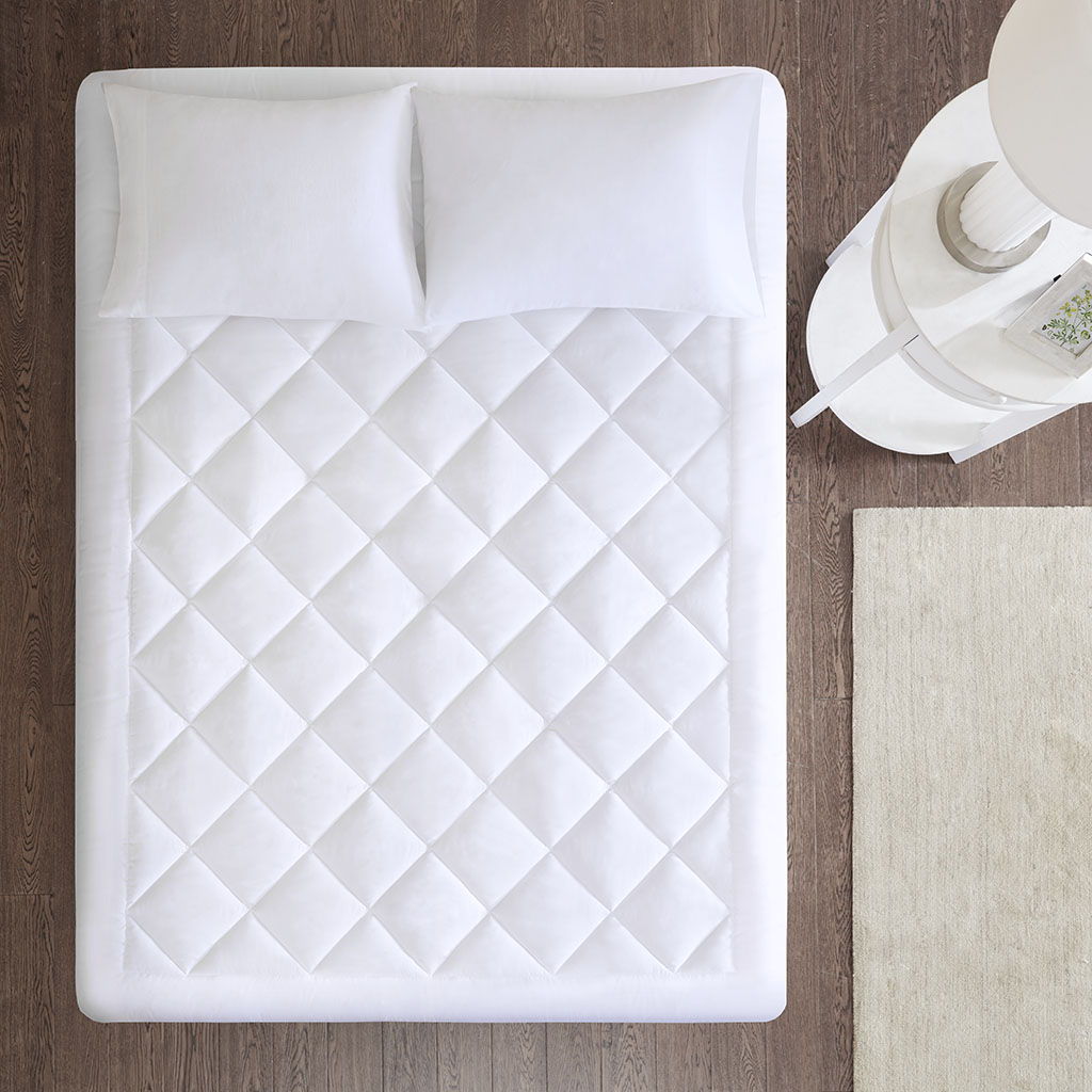 Serenity - Twin Long Waterproof 3M Scotchgard Moisture Treatment Mattress Protector Pad - White