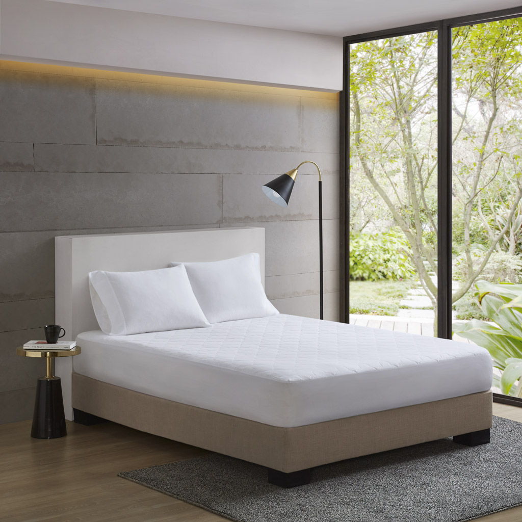 All Natural - King Quilted Mattress - White