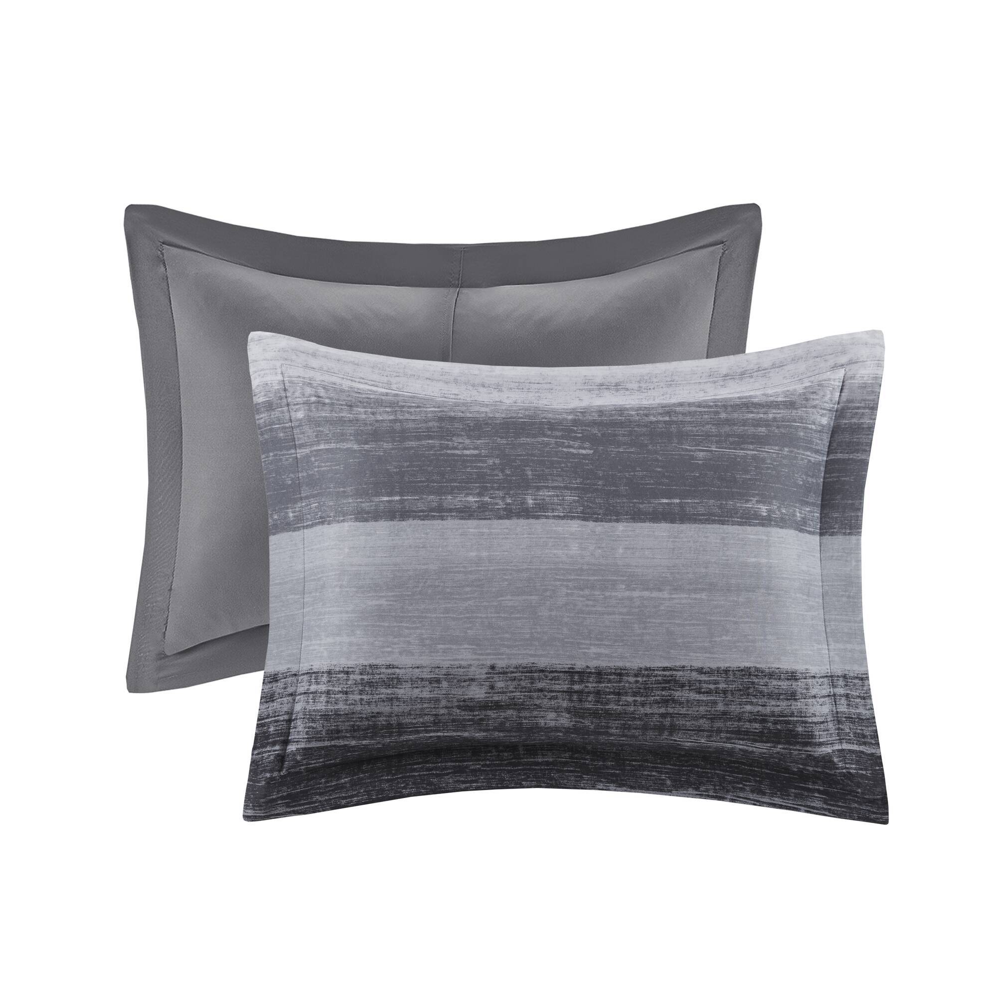 Saben - Twin 7 Piece Comforter Set With Bed Sheets - Black