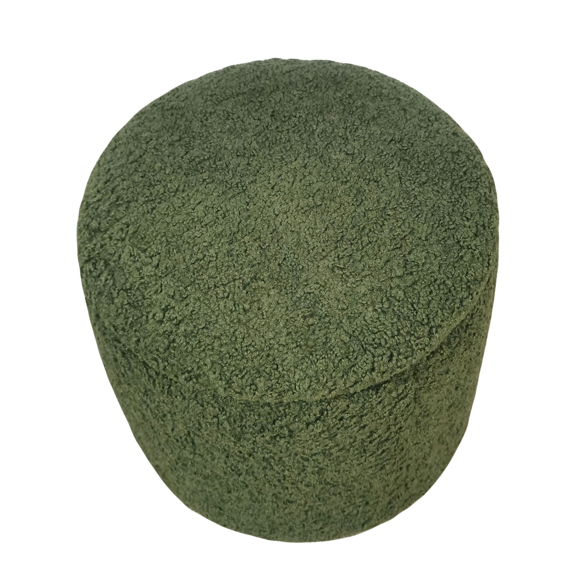 Tara - Round Storage Ottoman - Green