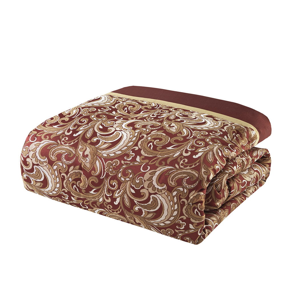 Brystol - King 24 Piece Room In A Bag - Red