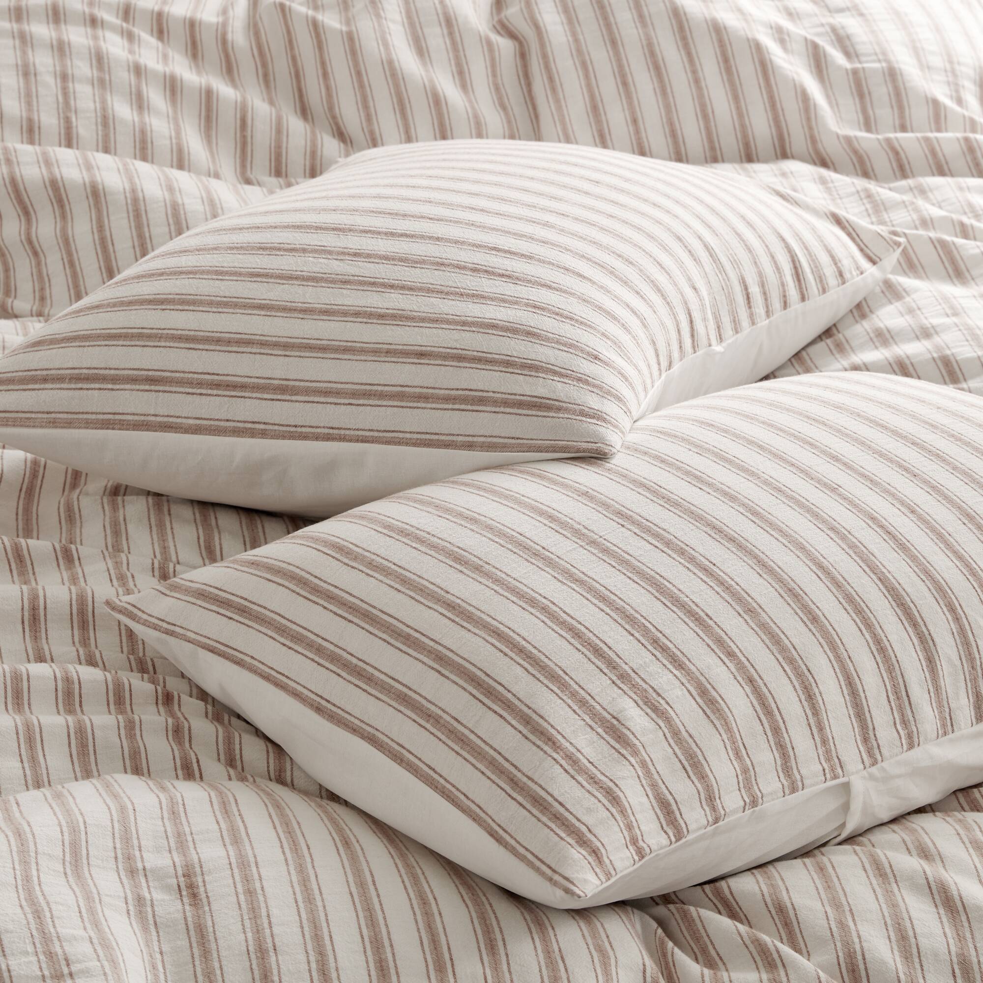 Etta - 3 Piece Queen Duvet Set - Terracotta