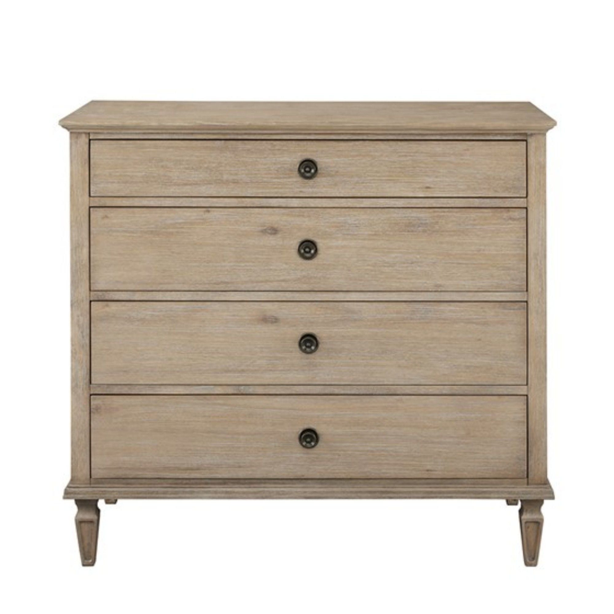 French Inspired Small Dresser - Wire Brushed Light Natural