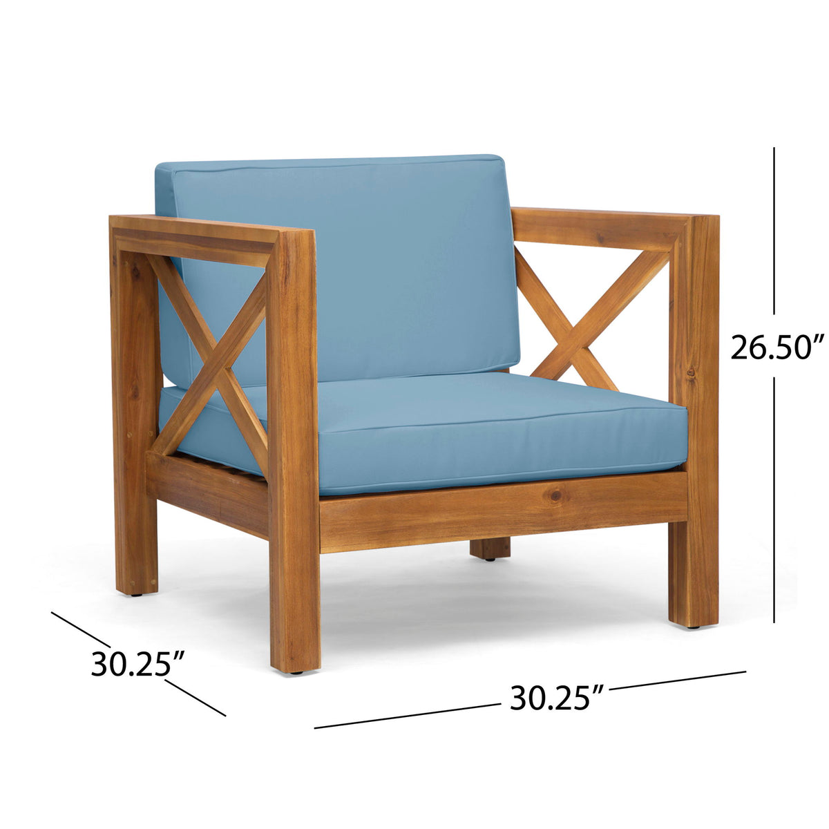 Brava - Mid - Century Modern Club Chair With Water Resistant Cushions