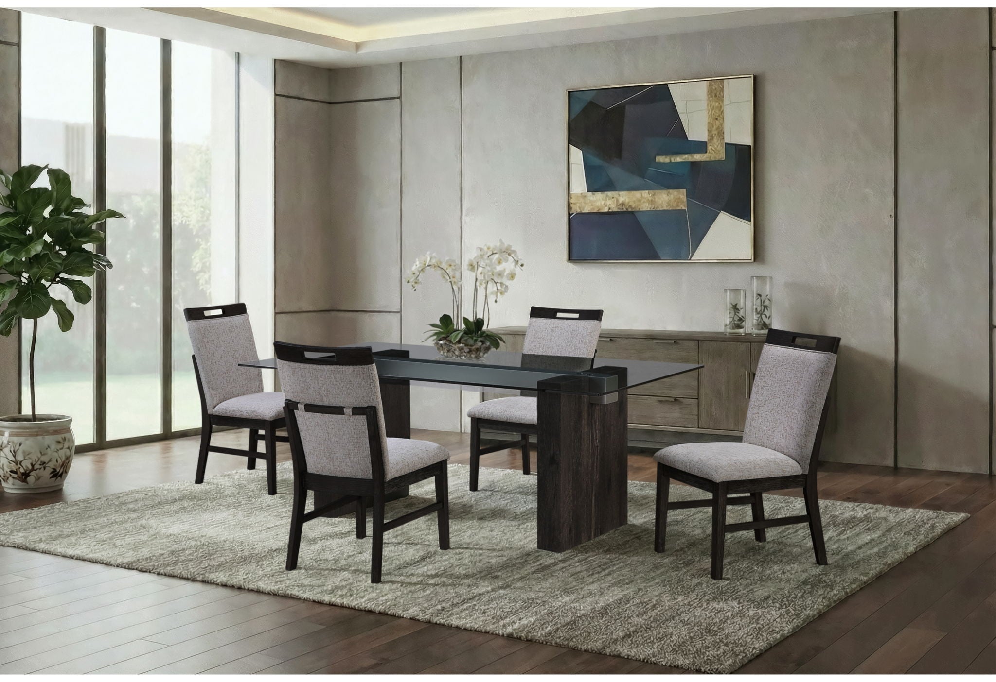 D4238DT - Dining Table Top Glass - Clear