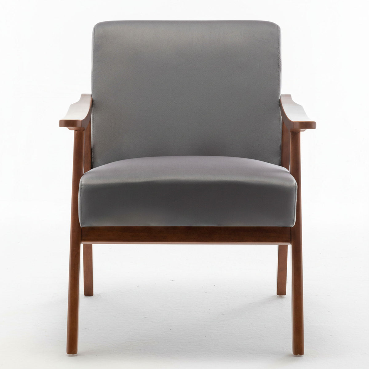 Accent Chair, Classic Mid Century Modern For Extra Seating