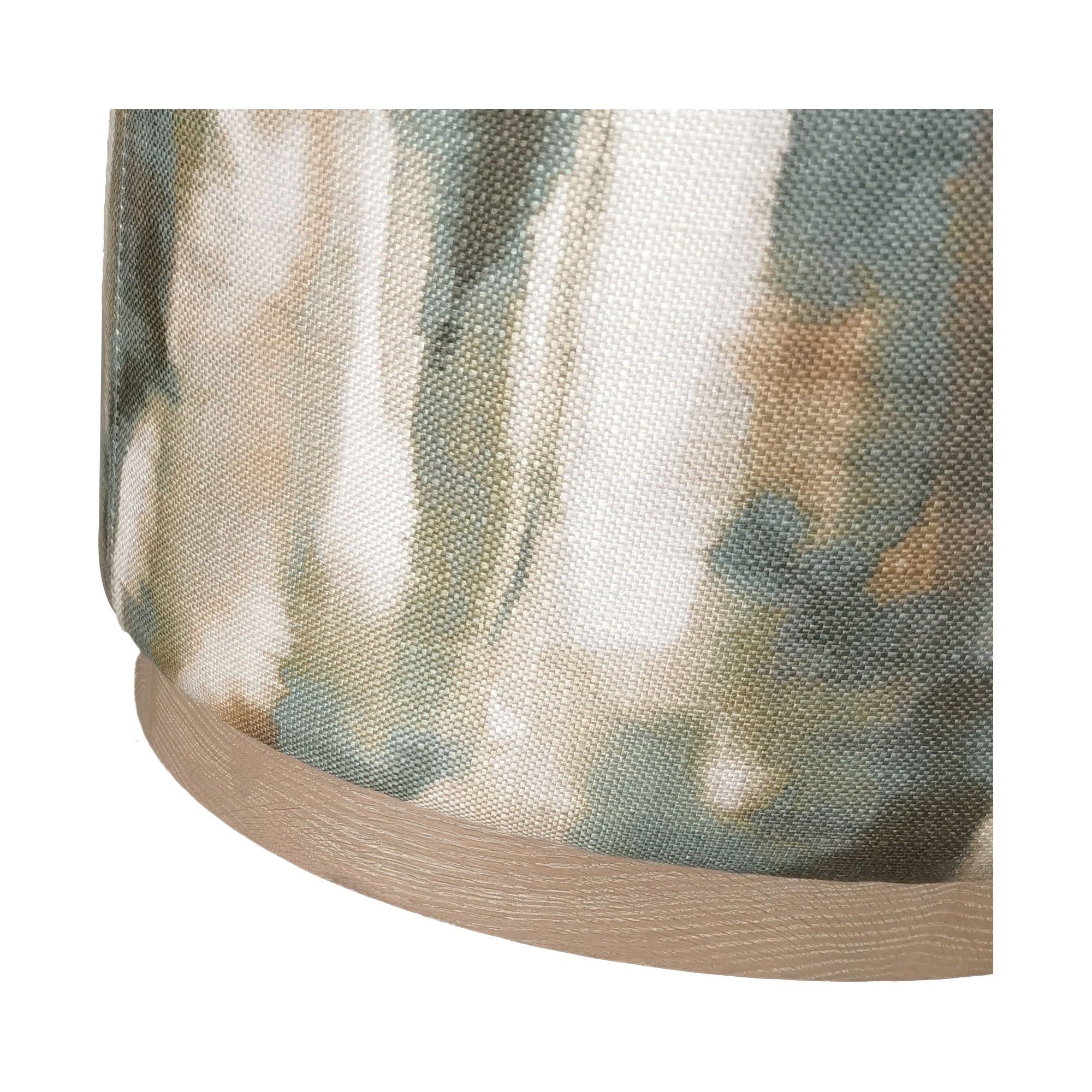 Zoe - Oval Accent Ottoman - Multi