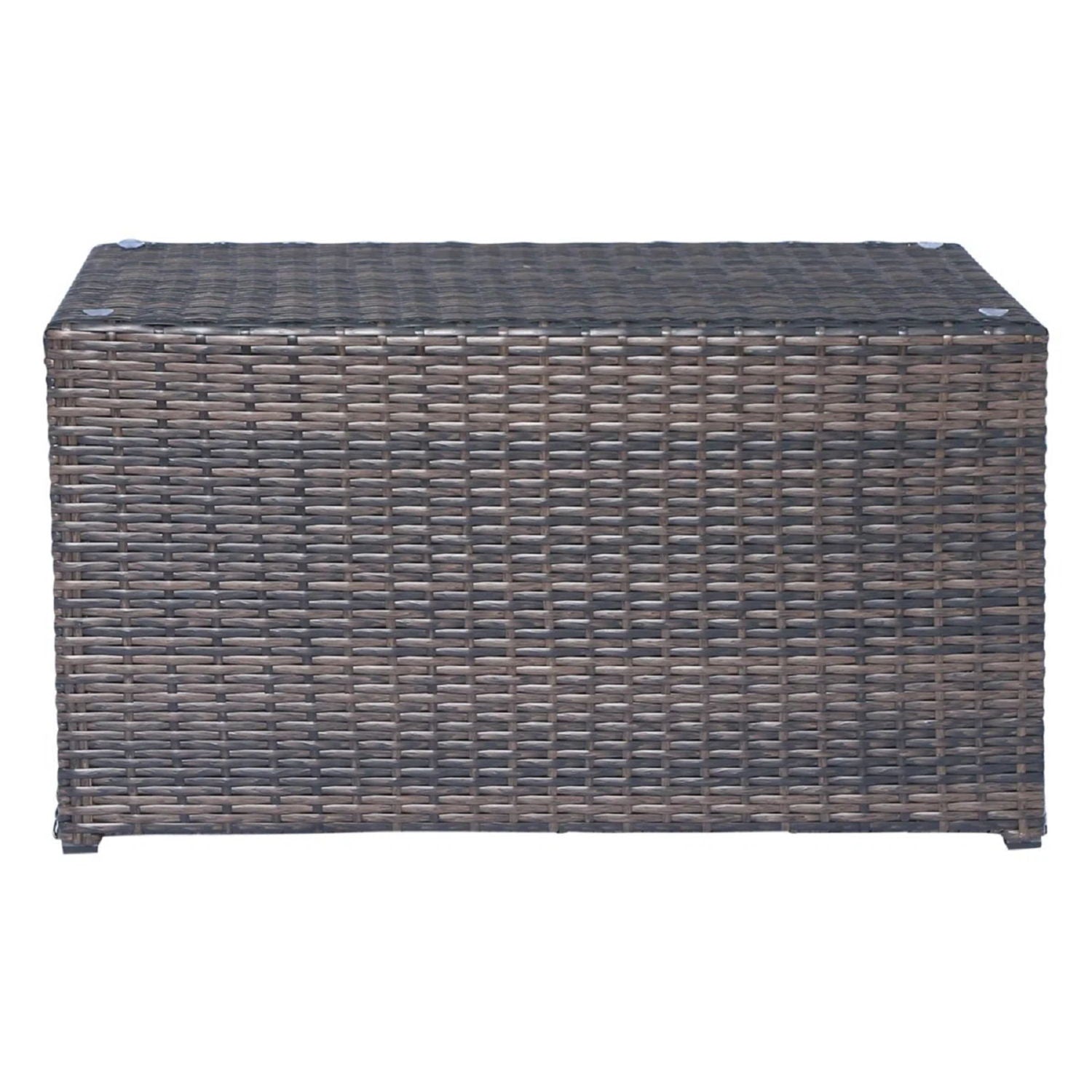 Winsford - Rattan Sectional Seating Group With Cushions, 4 Person Capacity - Espresso