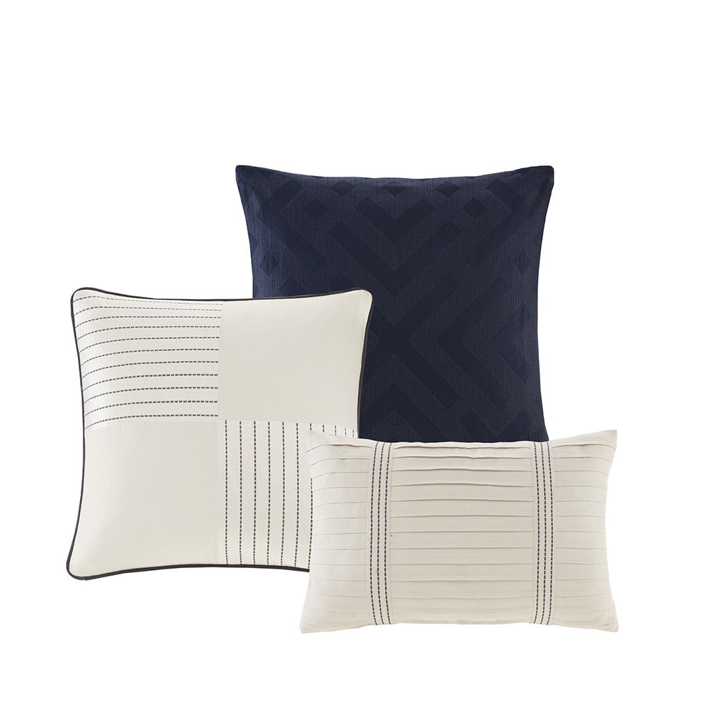 Farmhouse - King Comforter Set - Blue