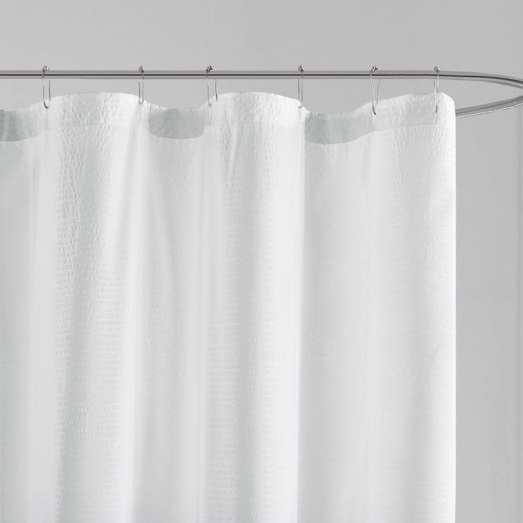 Ara - Ombre Printed Shower Curtain - Blue