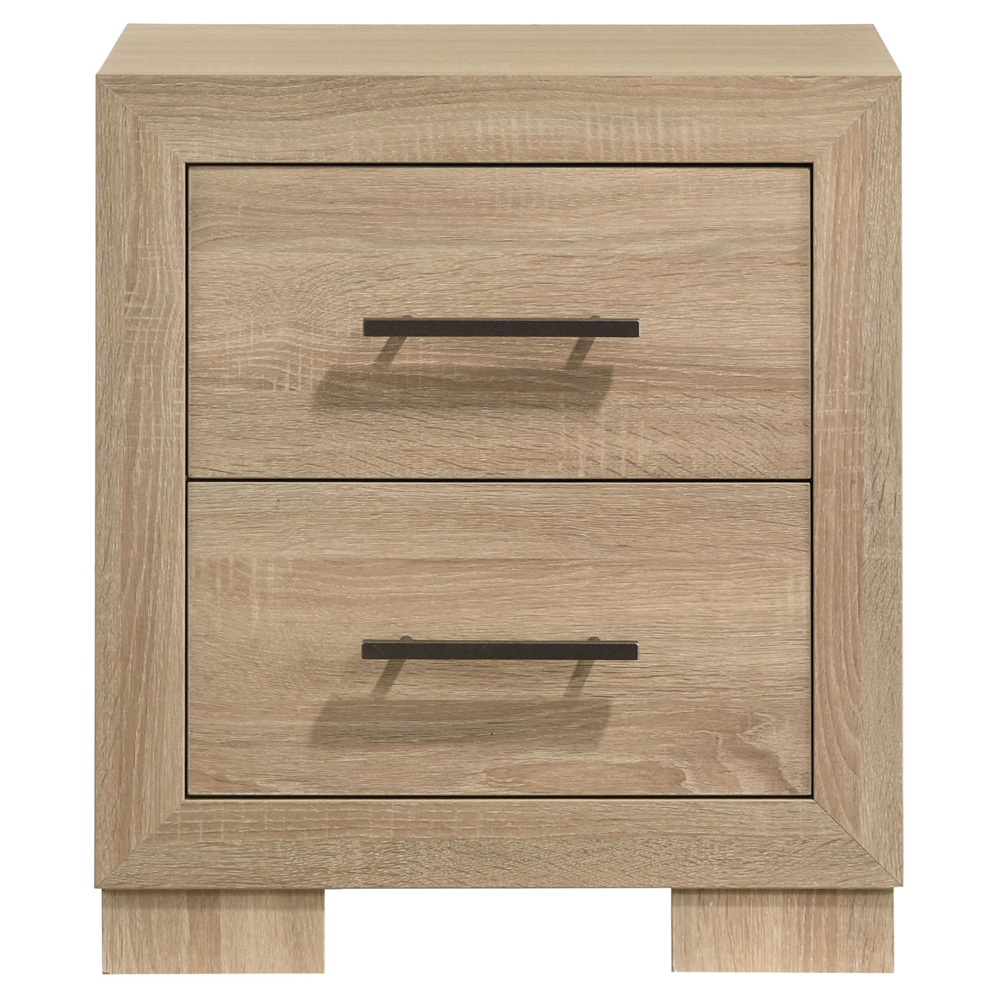 Merritt - 2 Drawer Nightstand - Light Oak