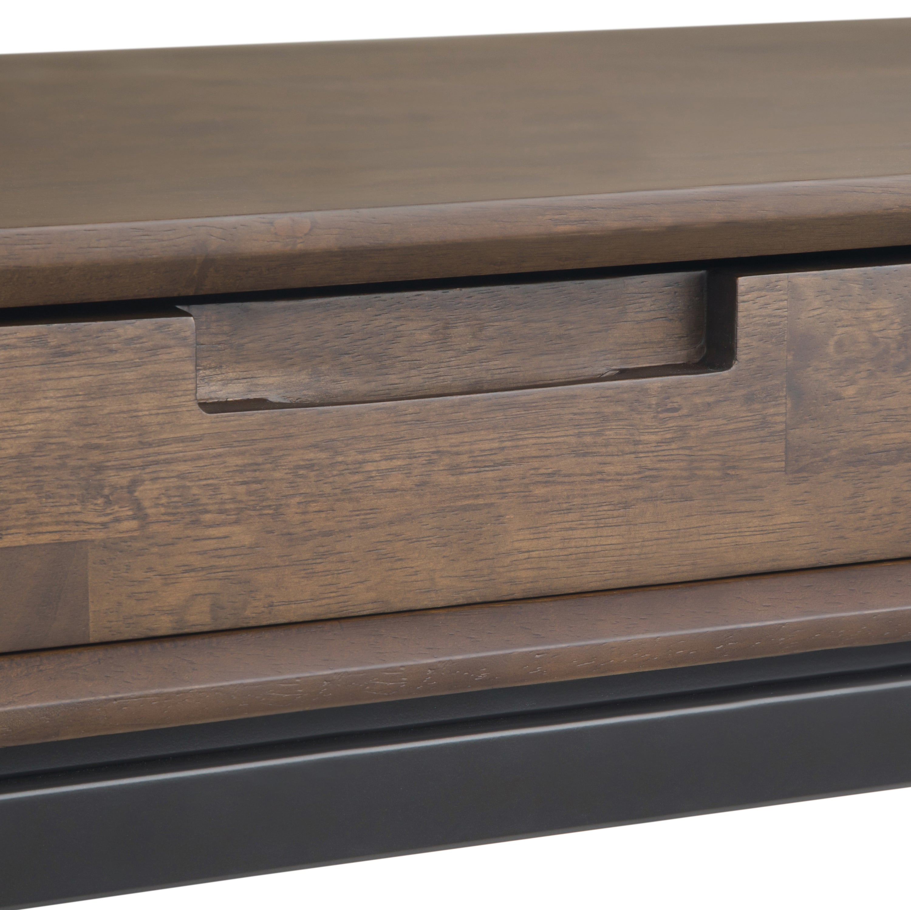 Banting - Mid Century Wide Desk - Walnut Brown