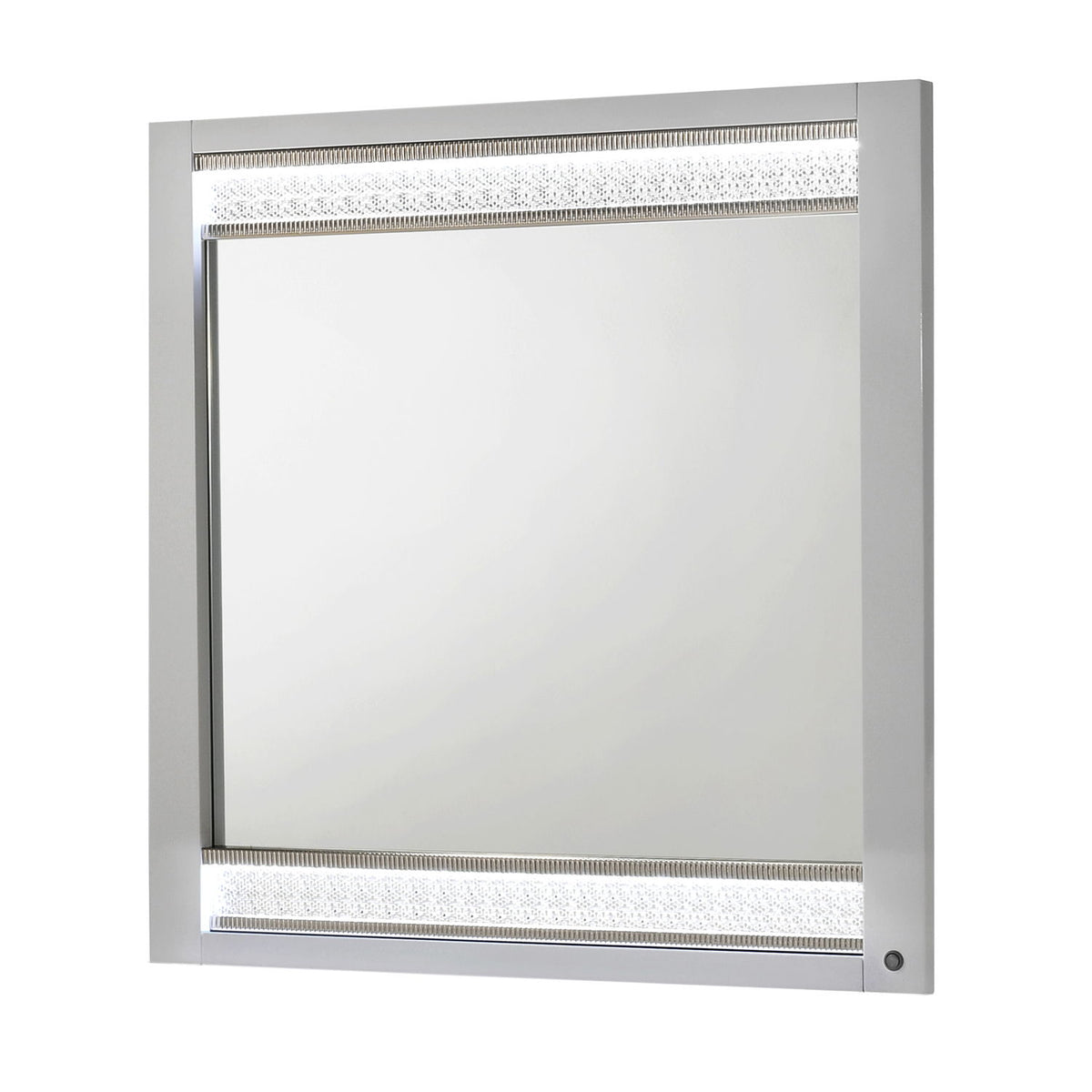 Glam - Mirror With LED Lighting (Includes Mirror Only) - White