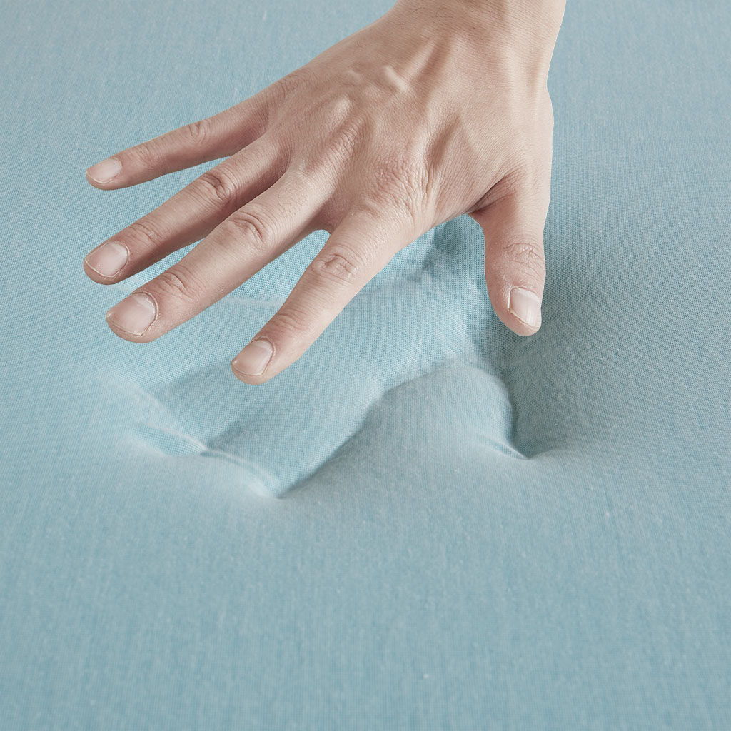Full Gel Memory Foam Mattress Topper - White