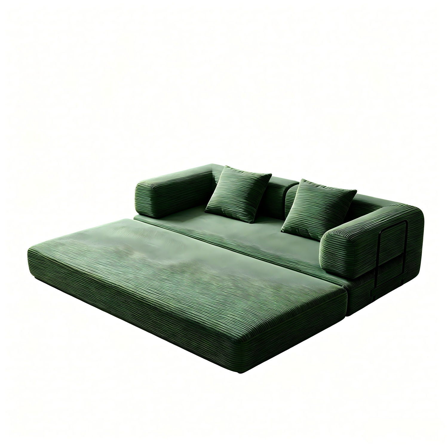 Convertible Sofa Bed With Removable Pillows