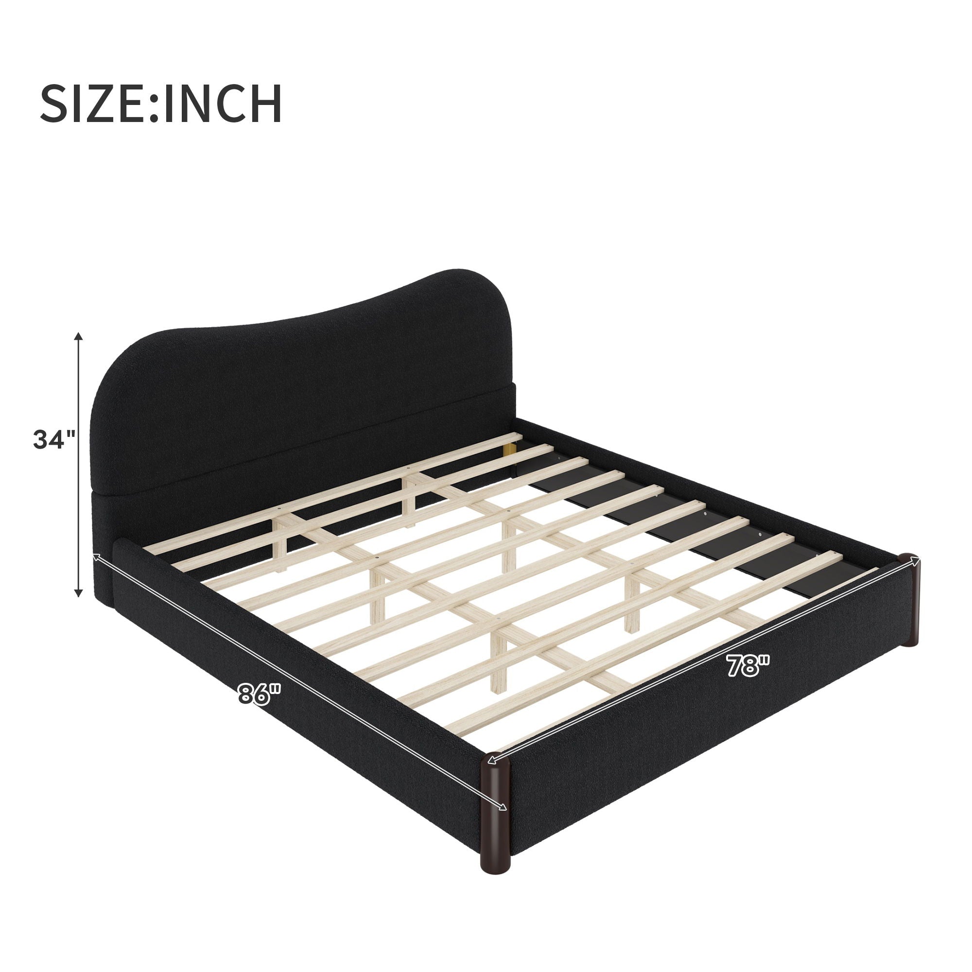 Comfort Upholstered Platform Bed