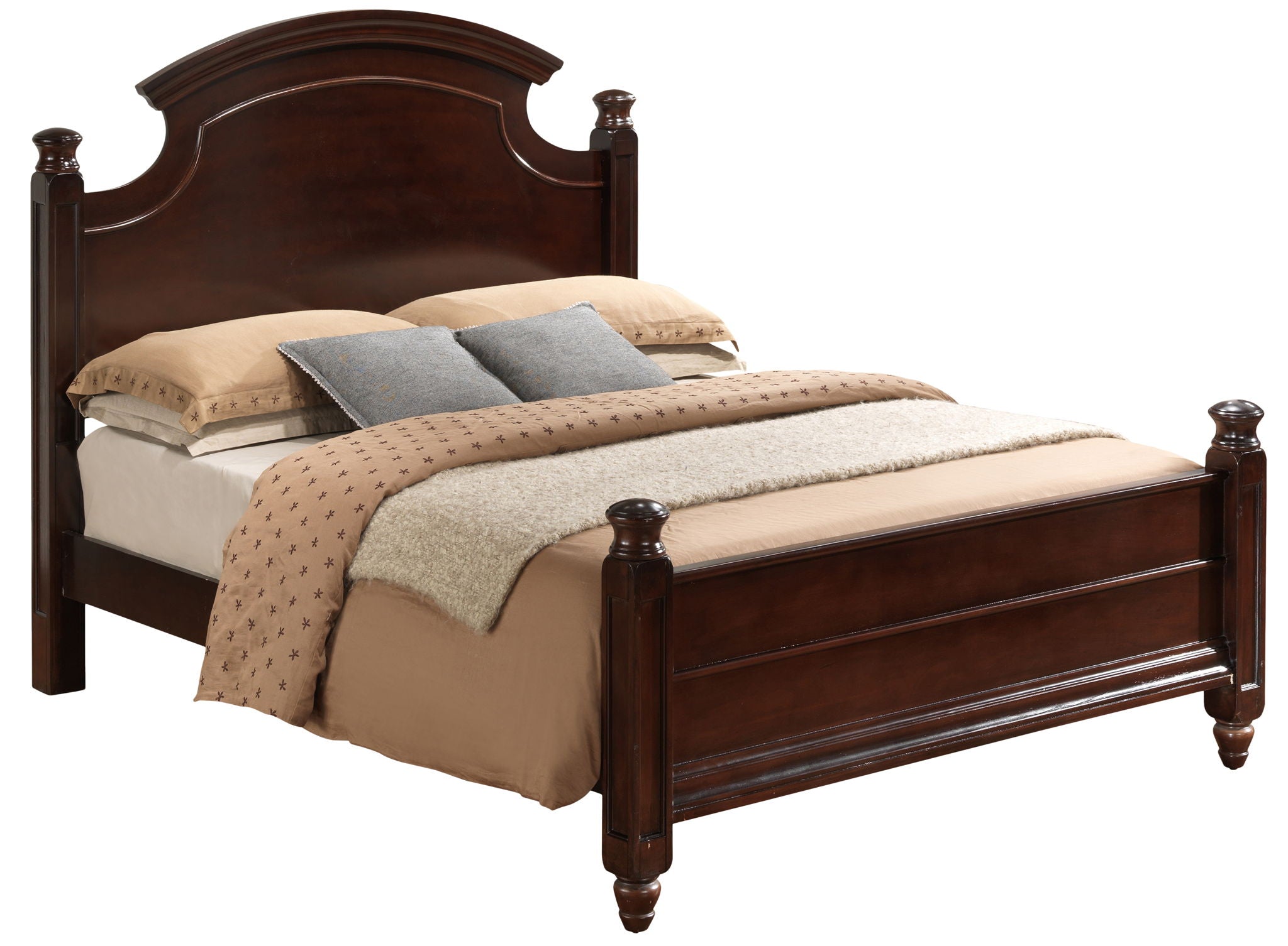 Summit - Queen Bed - Cappuccino