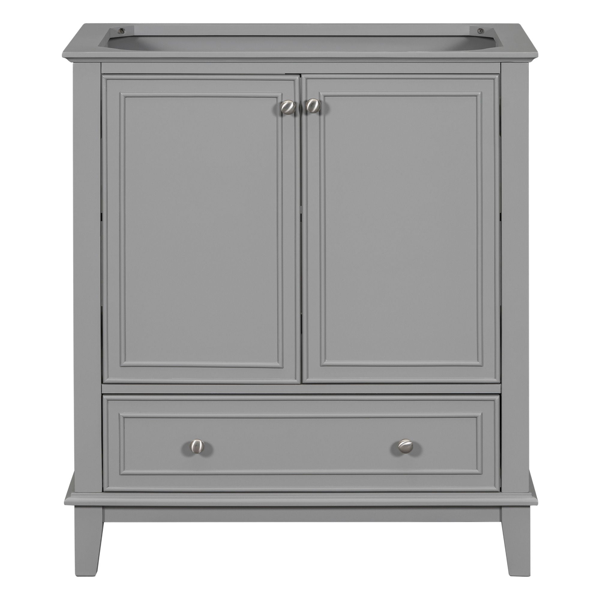 Modern Bathroom Vanity Base Only With Doors And Drawer