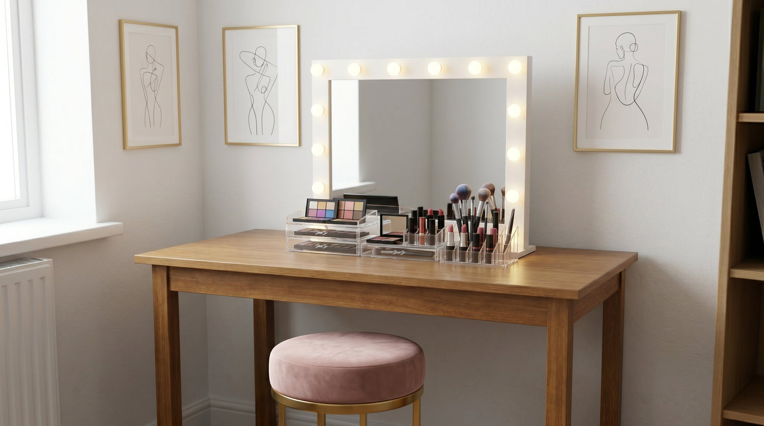 How to Turn Your Desk Into a Vanity – Step by Step Guid