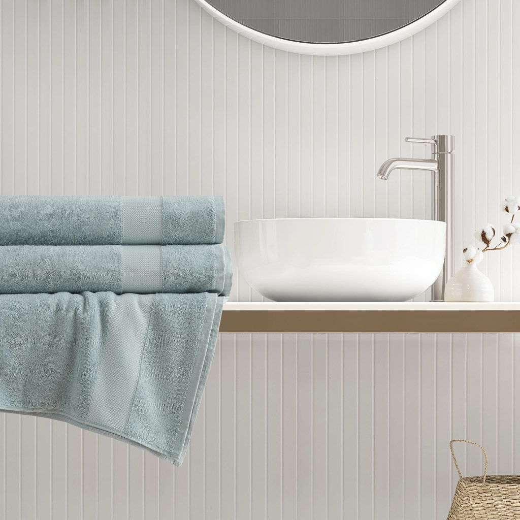 Premium Turkish Cotton 500GSM Plush 2 Piece XL Towel Set - Seafoam
