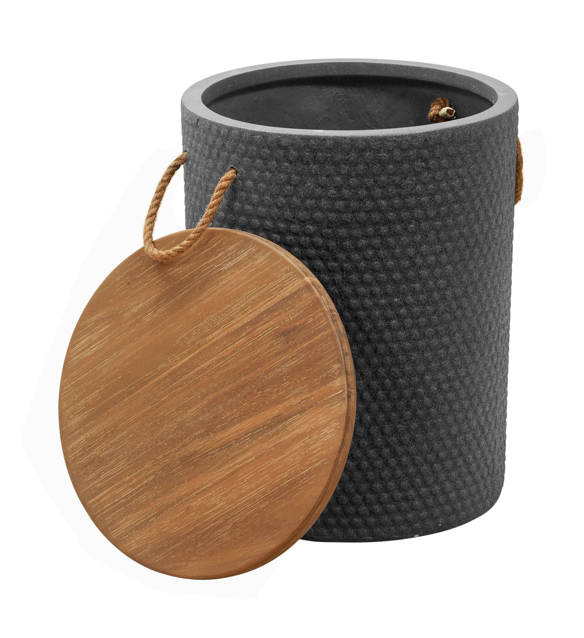 Beban - Outdoor Side Table - Natural / Black