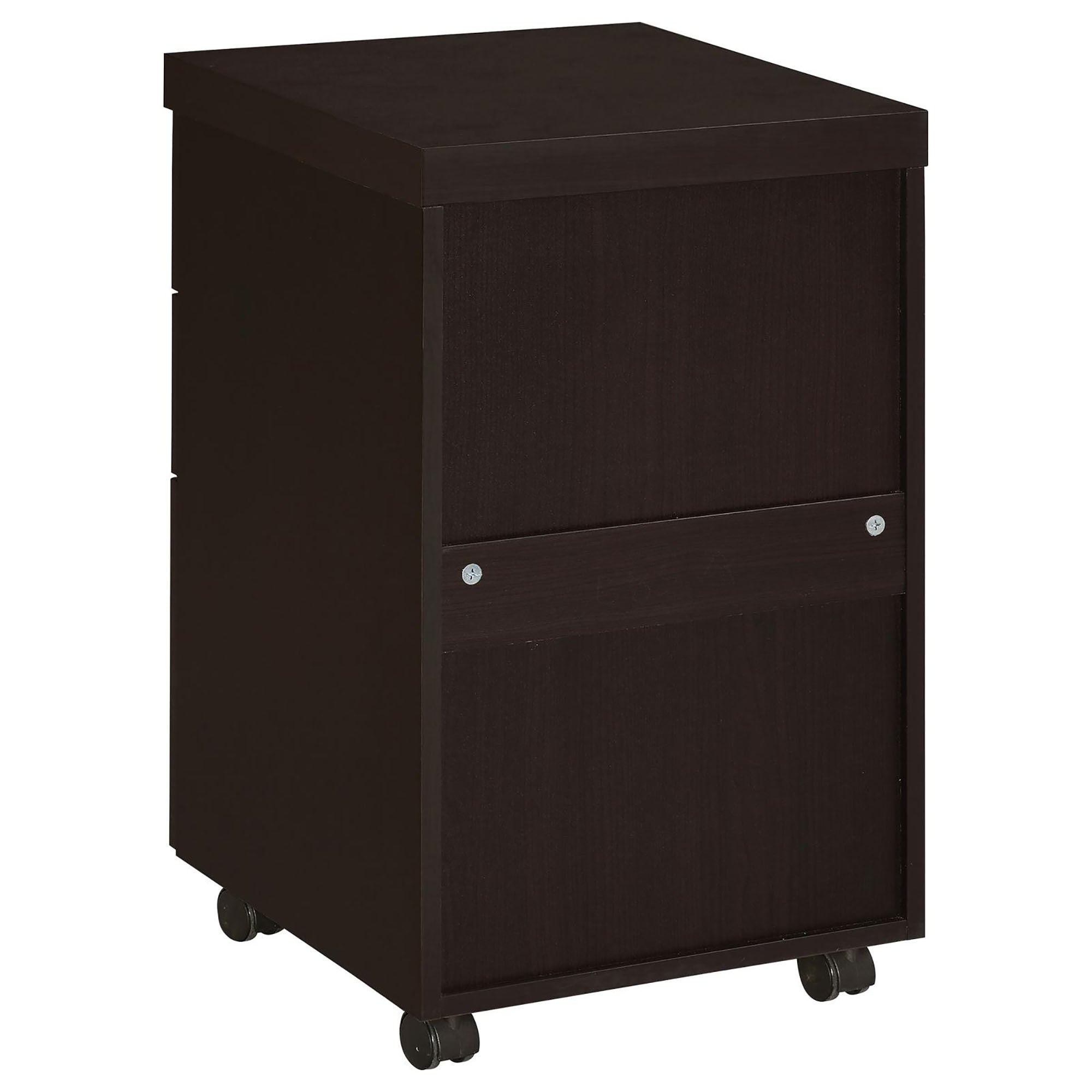 Cappuccino 3-Drawer Mobile File Cabinet