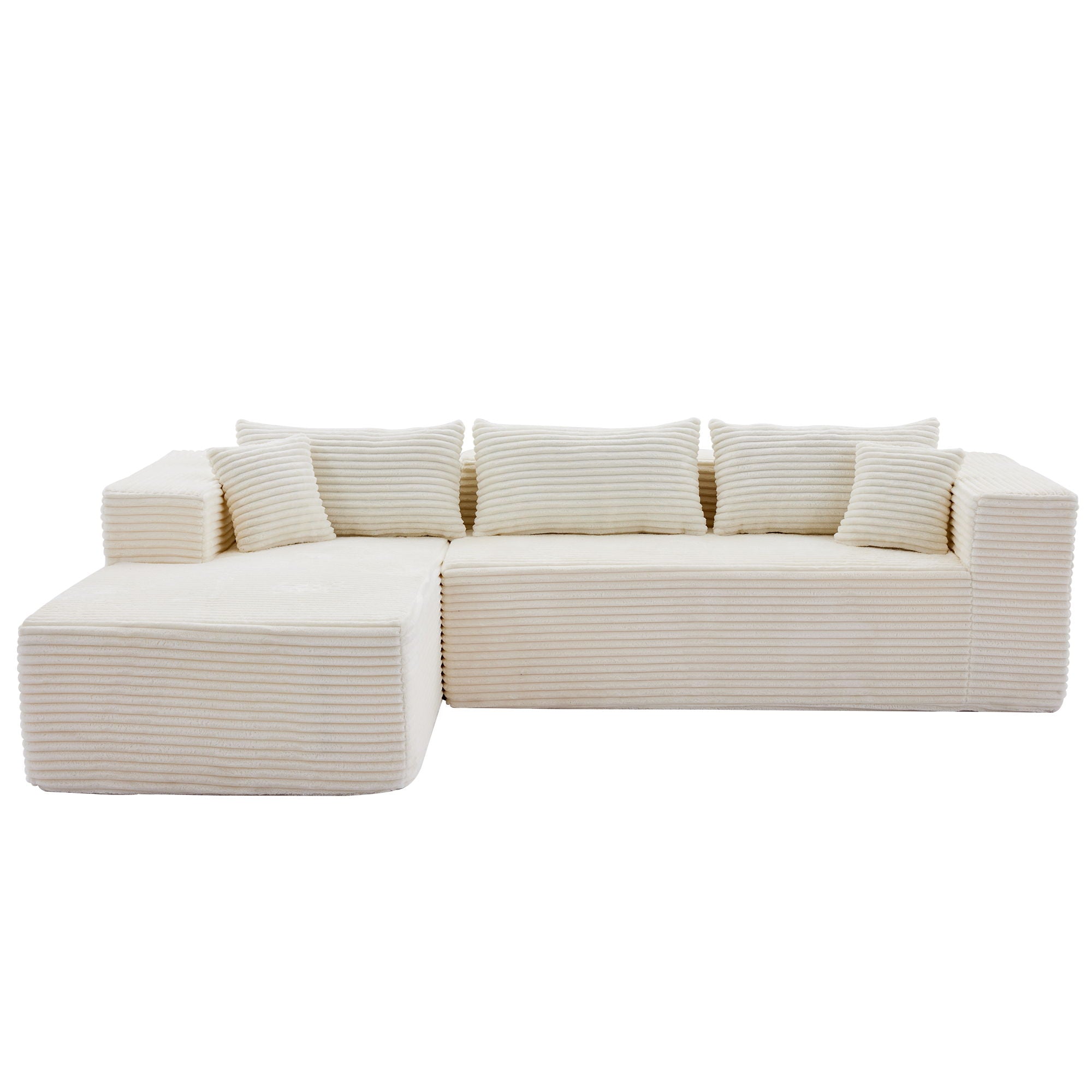 Modular Sofa With Square Legs
