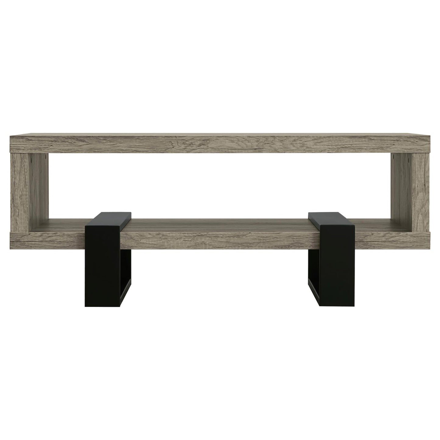 Grey Driftwood 1-shelf Coffee Table