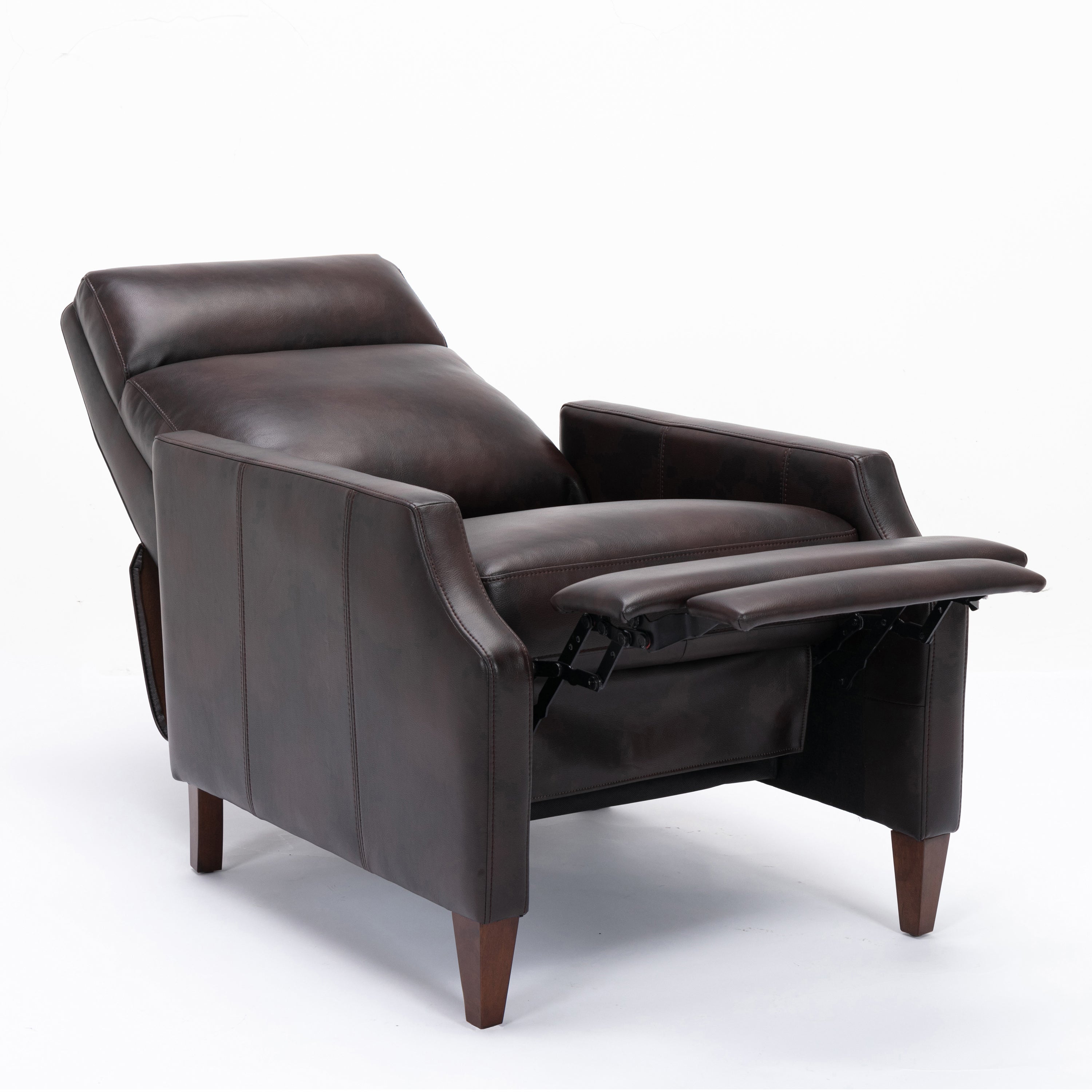 Biscoe Push Back Recliner - Burnished Brown