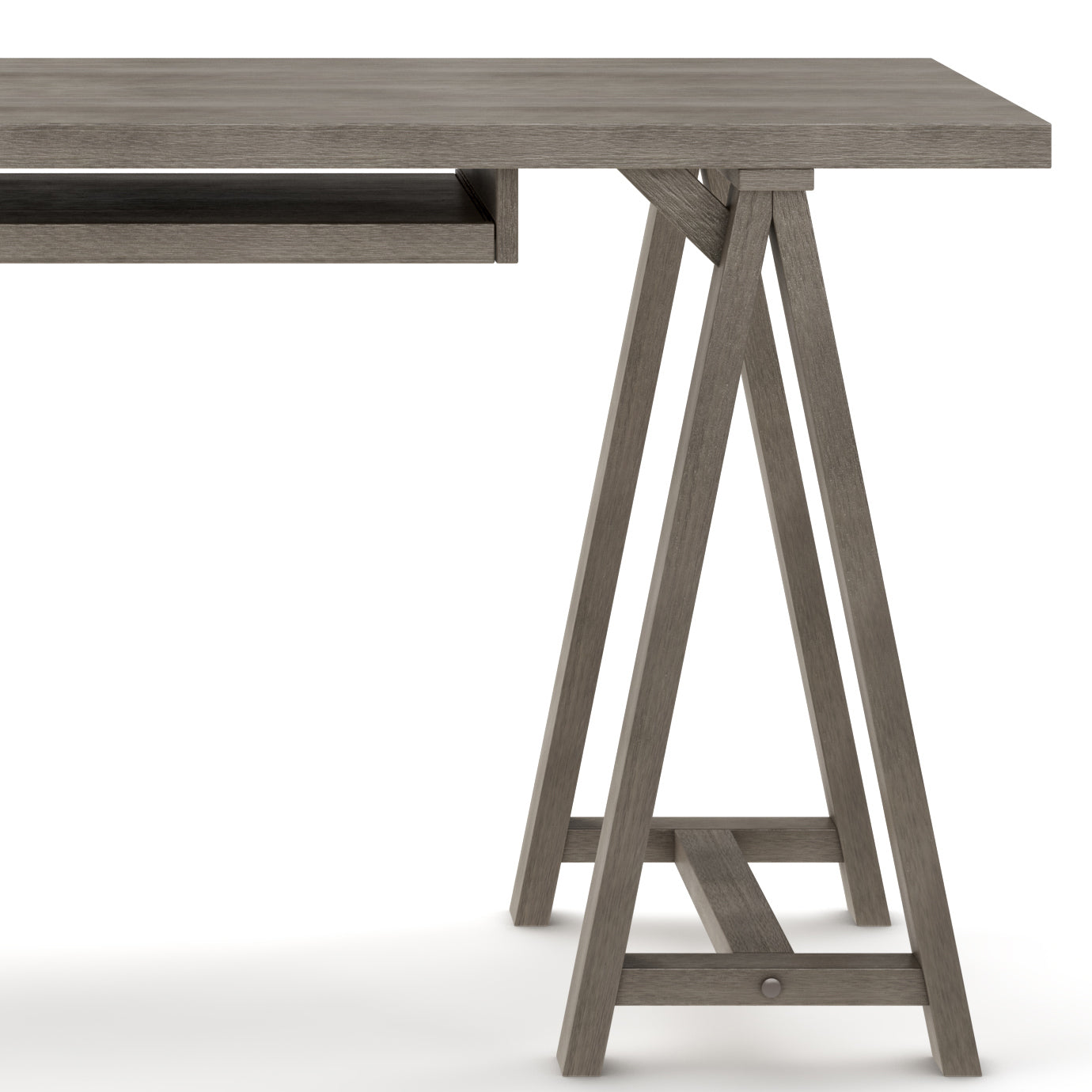 Sawhorse - Desk - Farmhouse Grey