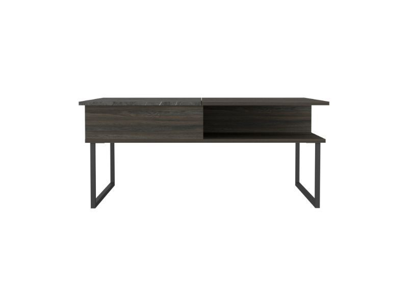 Lift Top Coffee Table Juvve, One Shelf, Carbon Espresso / Onyx Finish