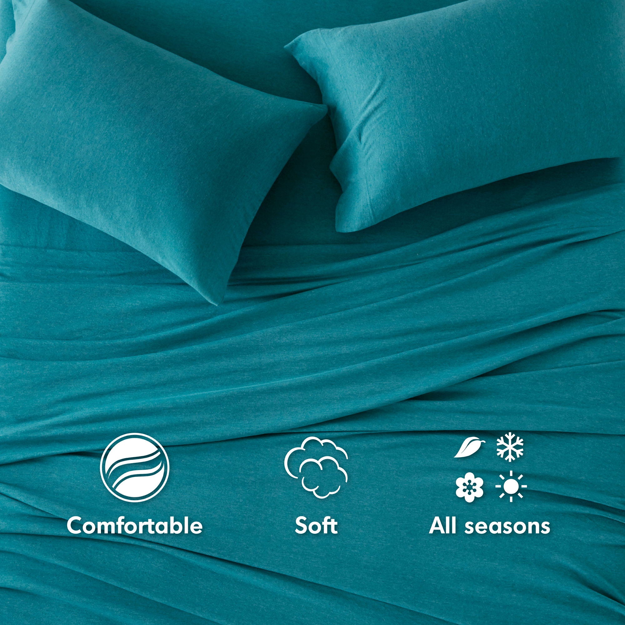 All Season Fabric Sheet Set - Teal