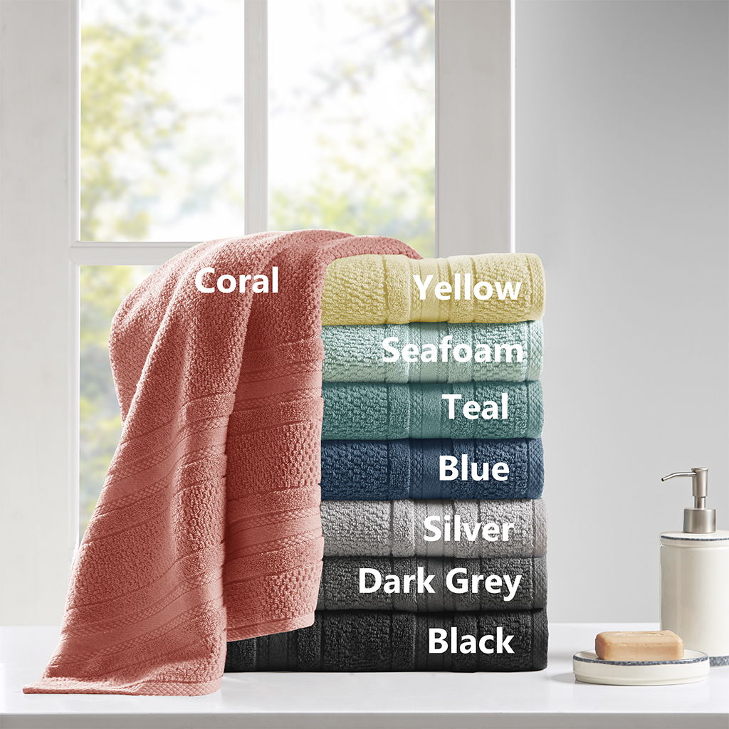 Adrien - 6 Piece Towel Set - Teal