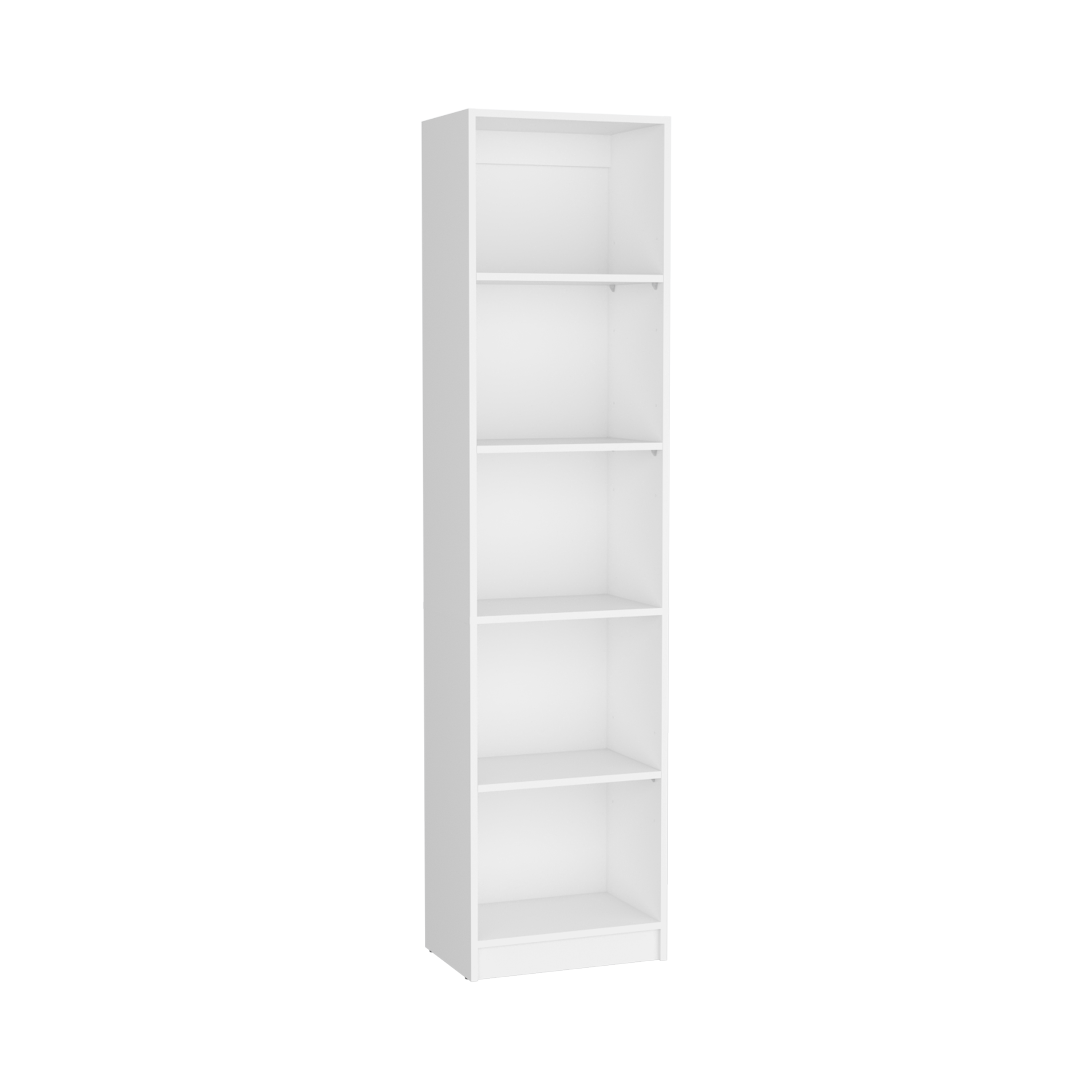 DEPOT E-SHOP Vinton XS Bookcase Compact Bookshelf with Multiple Shelves, White