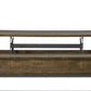 Brown Oak and Sandy Black Lift Top Coffee Table