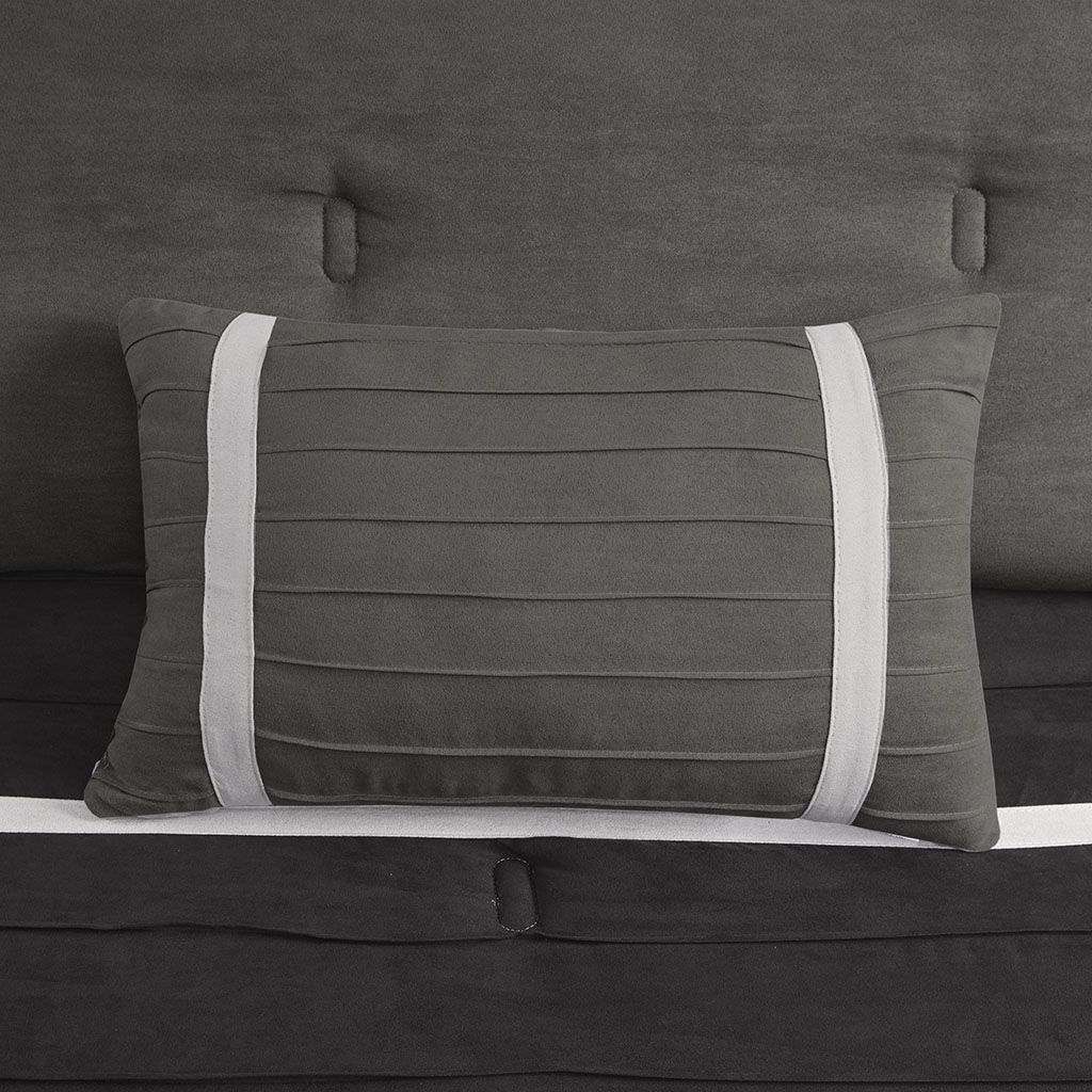 Palmer - Queen Piece Comforter (Set of 7) - Black