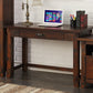 Bridgevine Home Restoration 48 inch Writing Desk, No Assembly Required, Rustic Walnut Finish