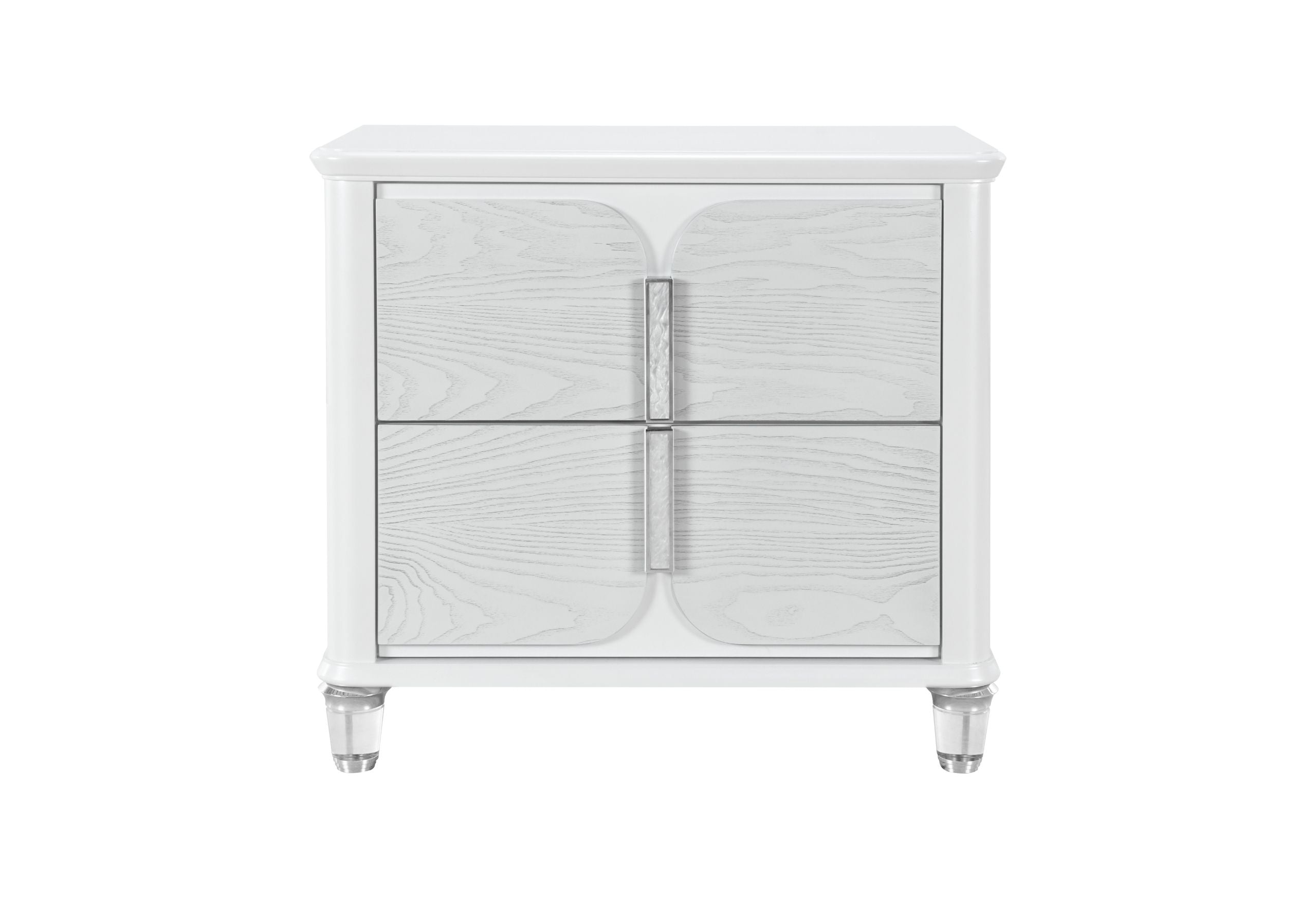 Apollo - Nightstand - Gray / White