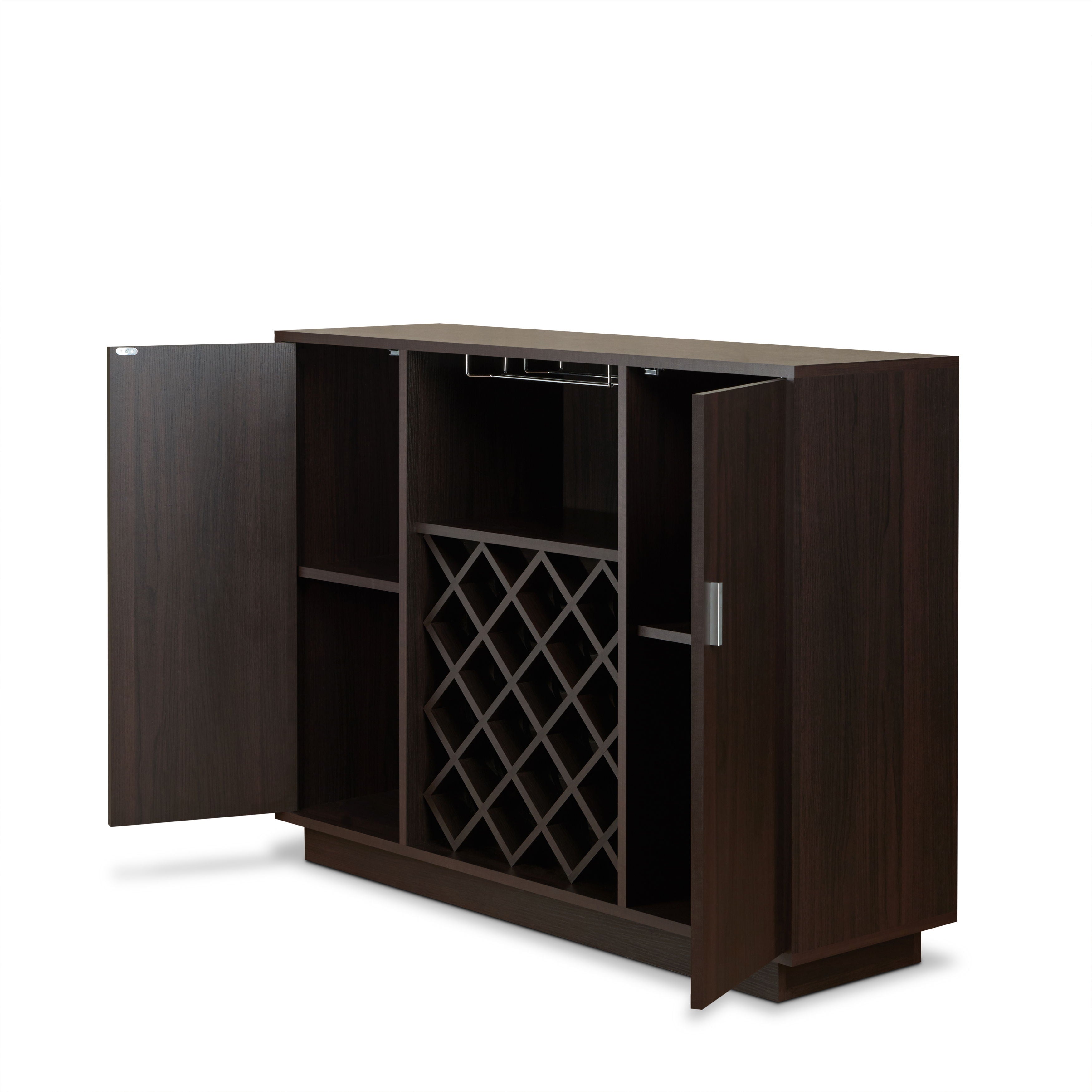 Hazen - Wine Cabinet - Espresso