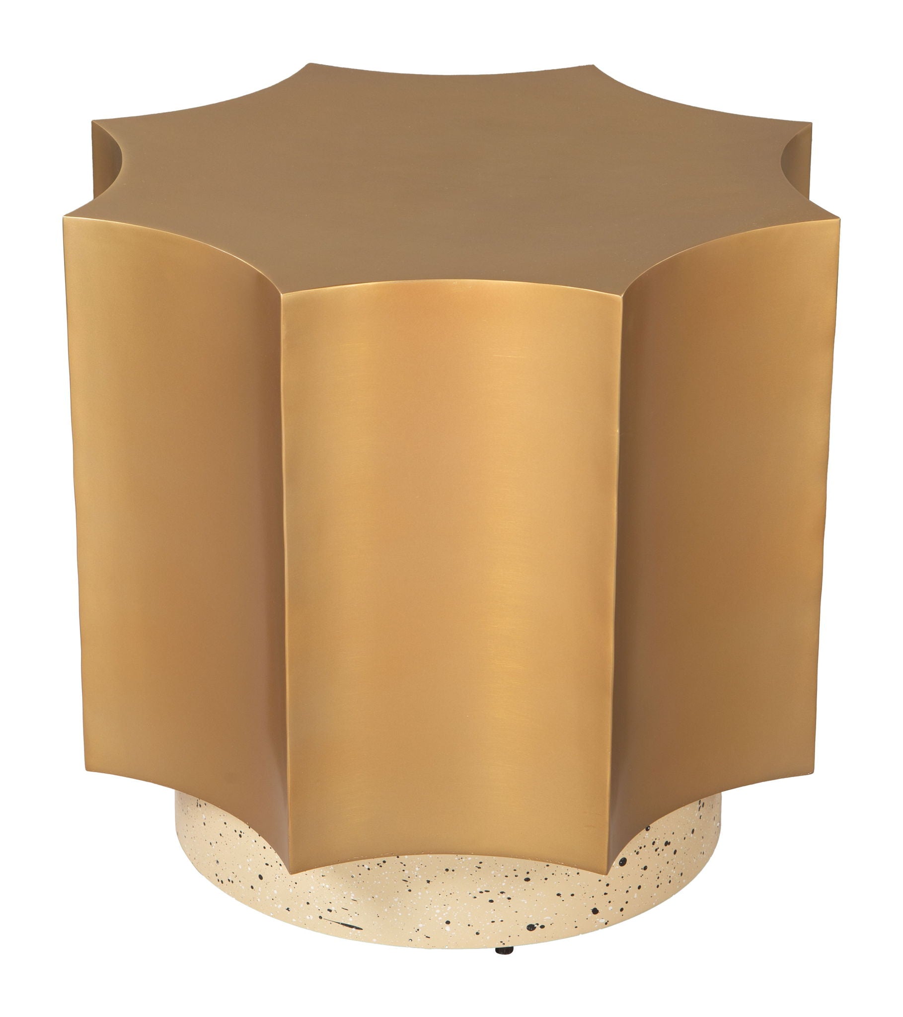 Osam - Side Table - Gold / Beige