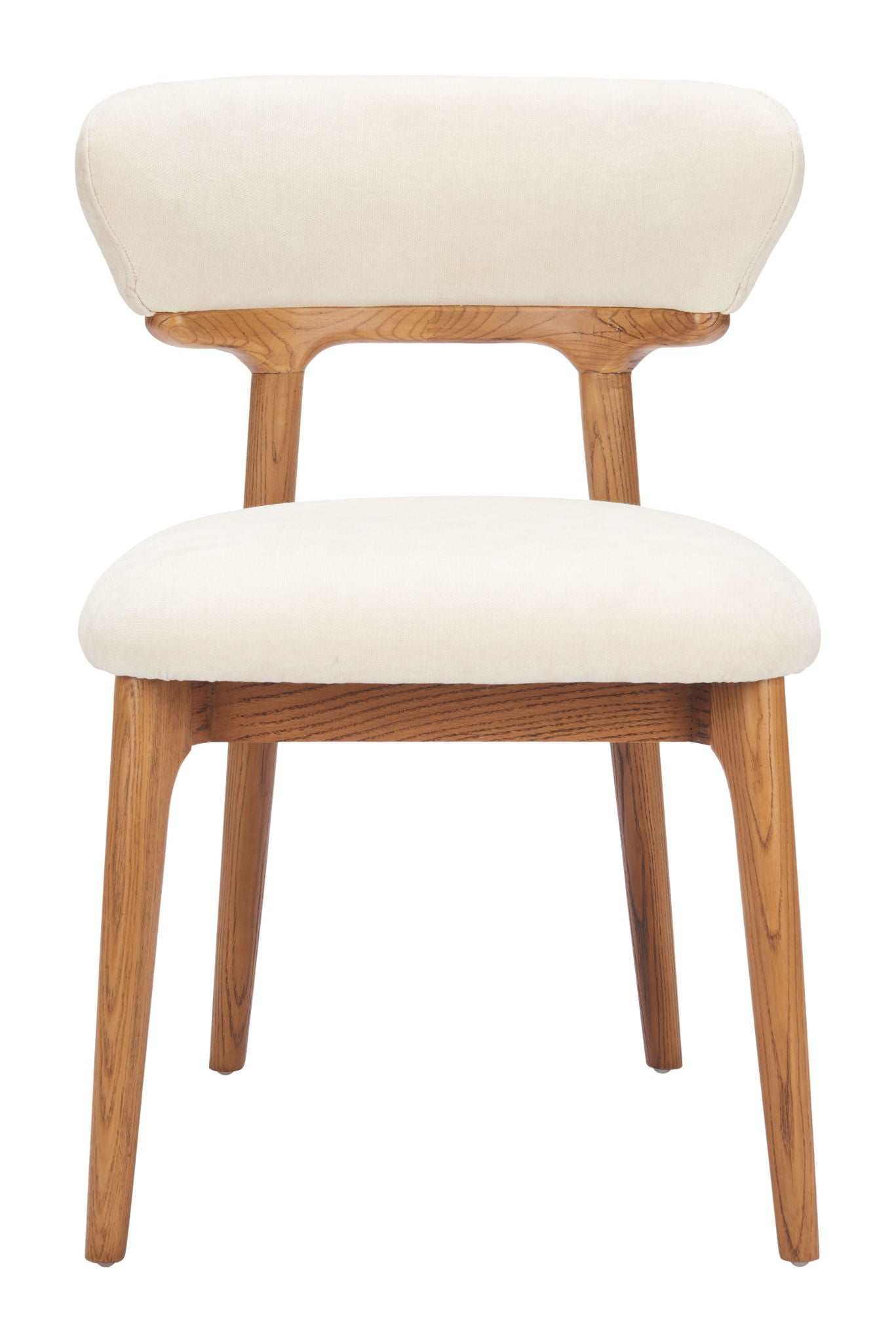 Cedar - Dining Chair (Set of 2) - White / Walnut