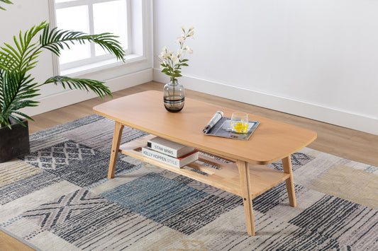 Bahamas 47" Natural Light Oak Coffee Table