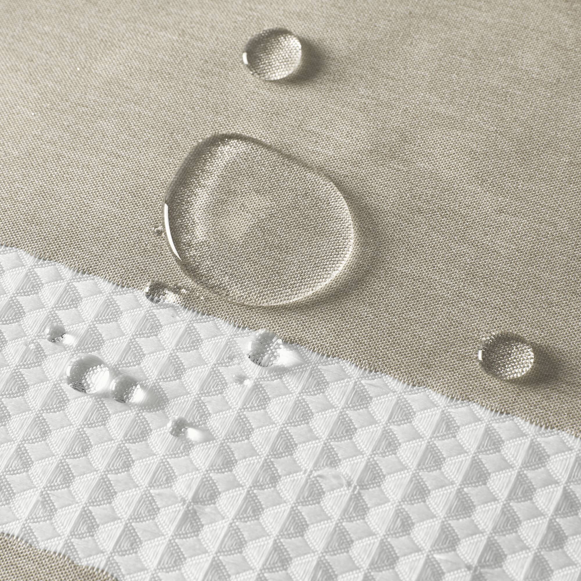 Spa Waffle - 78" Shower Curtain With 3M Treatment - Taupe