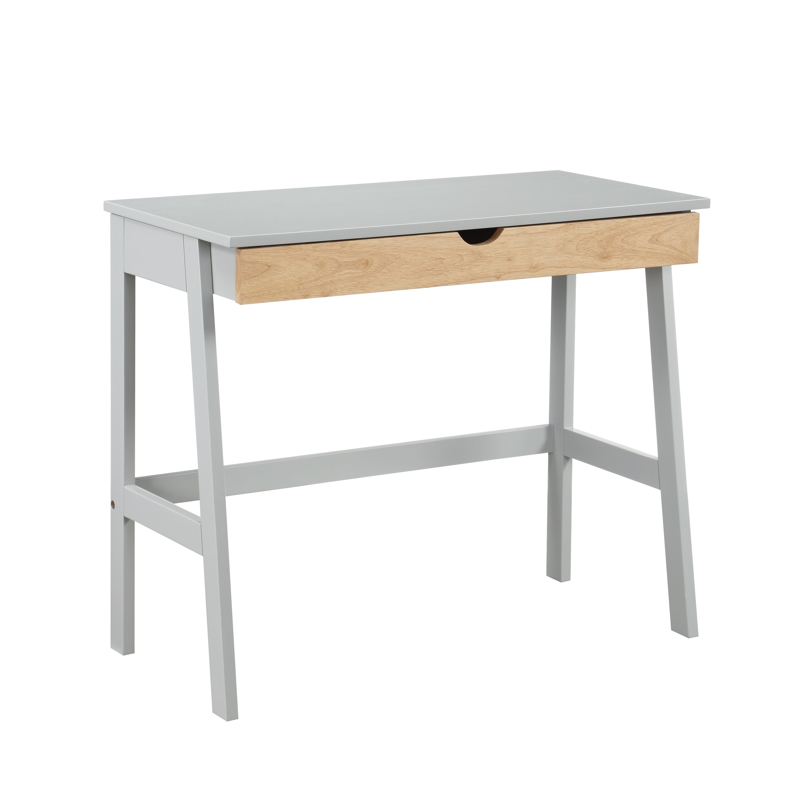 Hilton Desk In Gray/Natural