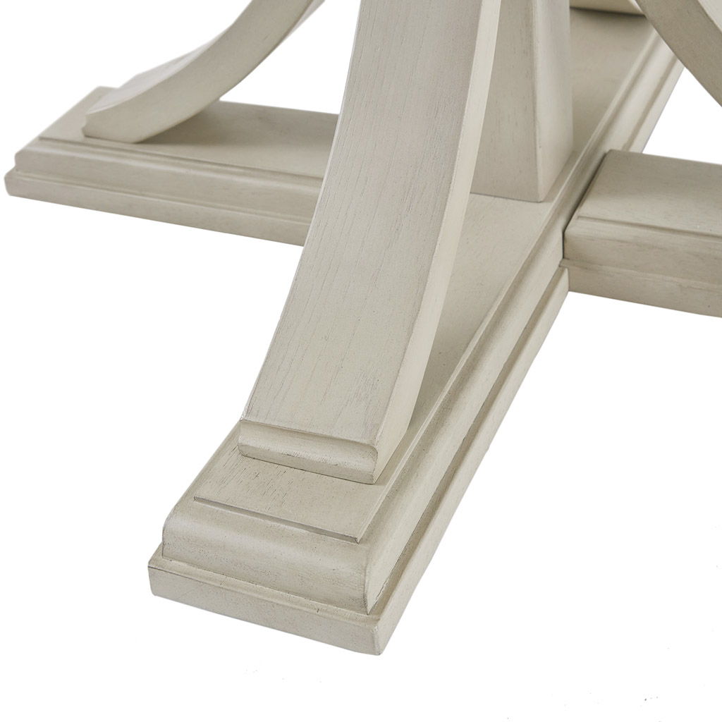 Helena - Round Dining Table - Antique Cream