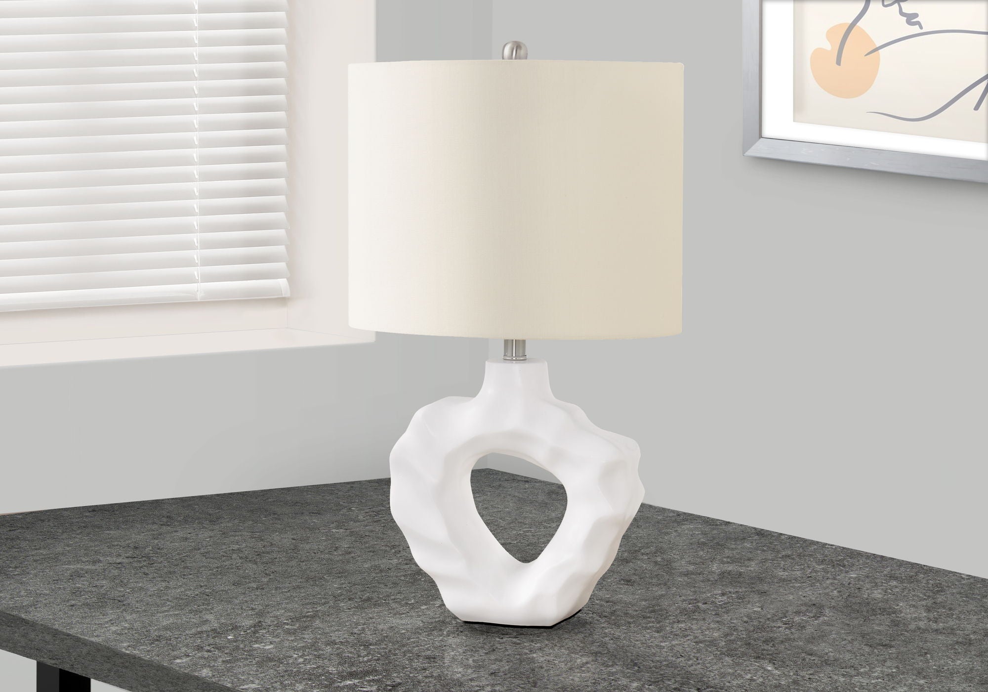 Lighting, Table Lamp, Modern - Cream