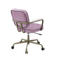 ACME Siecross Office Chair in Pink Top Grain Leather OF00400